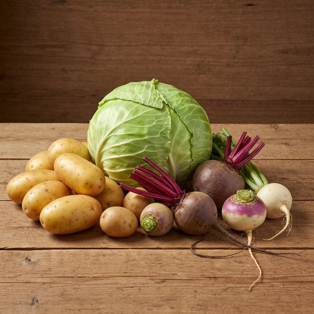 Traditionelles deutsches Gemüse